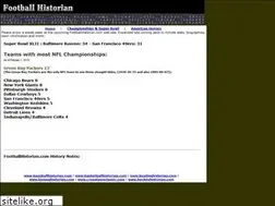 Sites similar to footballhistorian.com