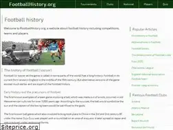 Sites similar to footballhistory.org