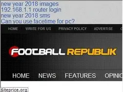 Sites similar to footballrepublik.com