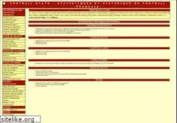Sites similar to footballstats.fr