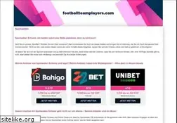 Sites similar to footballteamplayers.com