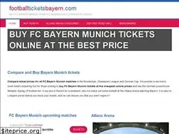 Sites similar to footballticketsbayern.com