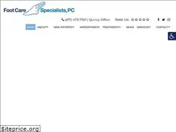 Sites similar to footcarespecialistspc.com