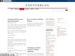 Sites similar to footerblog.blogspot.com