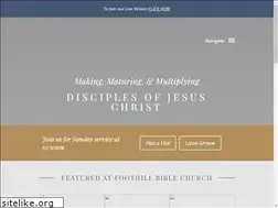 Sites similar to foothillbiblechurch.org