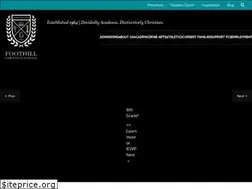 Sites similar to foothillchristian.org