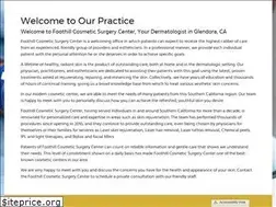 Sites similar to foothillcosmetic.com