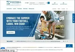 Sites similar to foothillcu.org