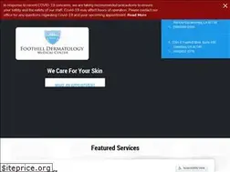 Sites similar to foothillderm.com