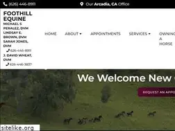 Sites similar to foothillequine.com