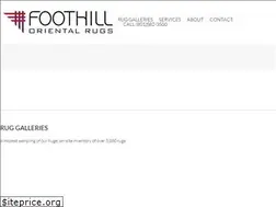 Sites similar to foothillorientalrugs.com