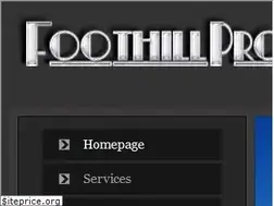 Sites similar to foothillpros.com