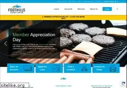 Sites similar to foothills-cu.com