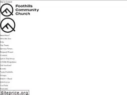 Sites similar to foothillsaz.org
