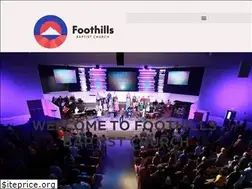 Sites similar to foothillsbaptist.org