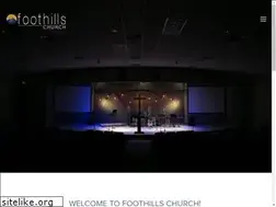 Sites similar to foothillschurchrsm.com