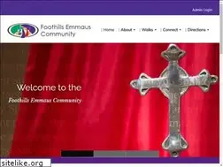 Sites similar to foothillsemmaus.org