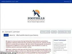Sites similar to foothillsendo.com