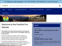 Sites similar to foothillsfire.org