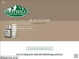 Sites similar to foothillsheating.com