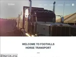 Sites similar to foothillshorsetransport.com