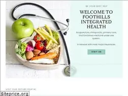 Sites similar to foothillsintegratedhealth.com
