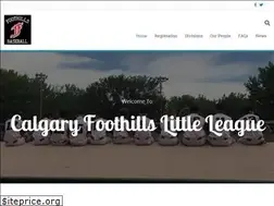 Sites similar to foothillslittleleague.org