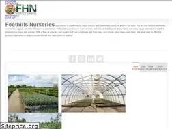 Sites similar to foothillsnurseries.com