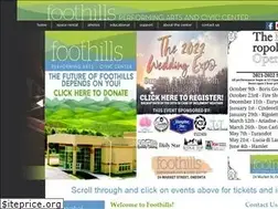 Sites similar to foothillspac.org