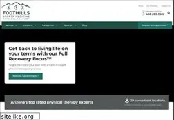 Sites similar to foothillsrehab.com