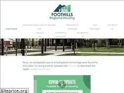 Sites similar to foothillsrh.org