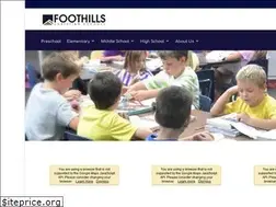 Sites similar to foothillsschool.net