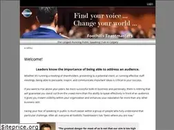Sites similar to foothillstoastmasters.com