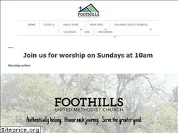 Sites similar to foothillsumc.net