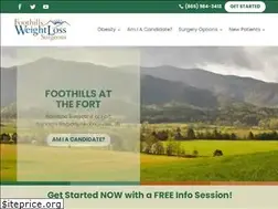 Sites similar to foothillsweightloss.com