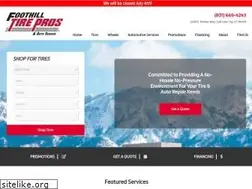 Sites similar to foothilltirepros.com