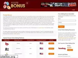 Sites similar to footiebonus.com