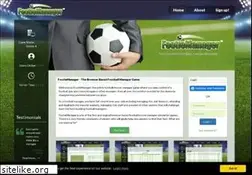 Sites similar to footiemanager.com