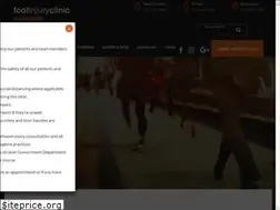Sites similar to footinjuryclinic.com