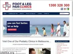 Sites similar to footlegpainclinics.com.au
