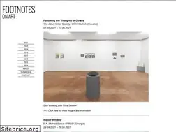 Sites similar to footnotesonart.com
