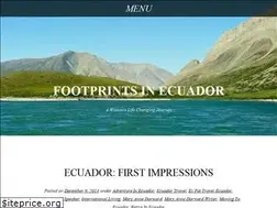 Sites similar to footprintsinecuador.wordpress.com