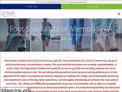 Sites similar to footspecialistofmemorial.com