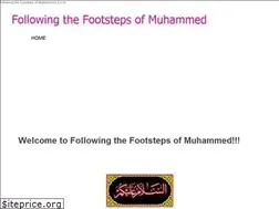 Sites similar to footstepsofmuhammed.weebly.com