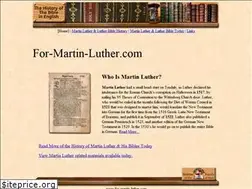 Sites similar to for-martin-luther.com