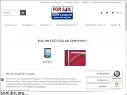 Sites similar to for-sail.de