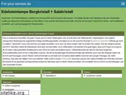 Sites similar to for-your-senses.de
