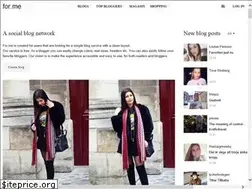 Sites similar to for.me