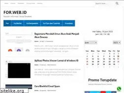 Sites similar to for.web.id