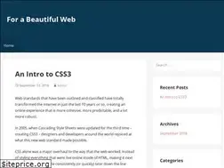 Sites similar to forabeautifulweb.com